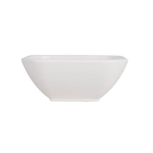 Ceramic-finish Frosty Surface Square Seasoning dish