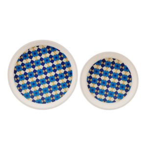 Recycled PET Wide-rimmed Round Plate