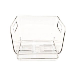 U-Shaped Clear rPET Storage Tray with Side handles