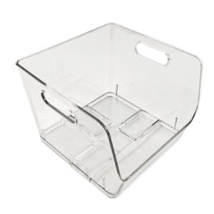 U-Shaped Clear rPET Storage Tray with Side handles