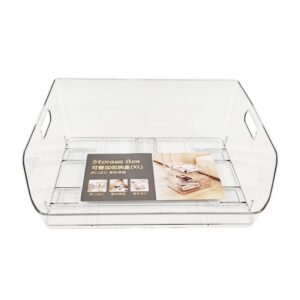 U-Shaped Clear rPET Storage Tray with Side handles