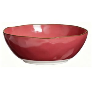 4000ml Hand-Sculpted Look & Ceramic-like Recycled PET Salad Bowl