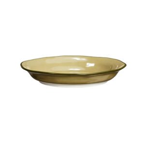 8.85” Hand-Sculpted Look & Ceramic-like Recycled PET Deep Plate