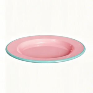 2-tone Enamel-like recycled PET Plate