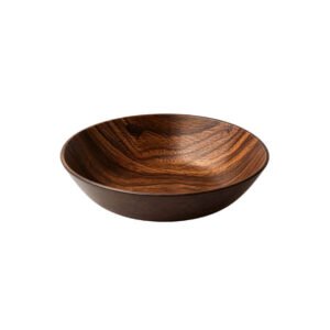 Walnut Wood Pattern Recycled PET Deep Plate